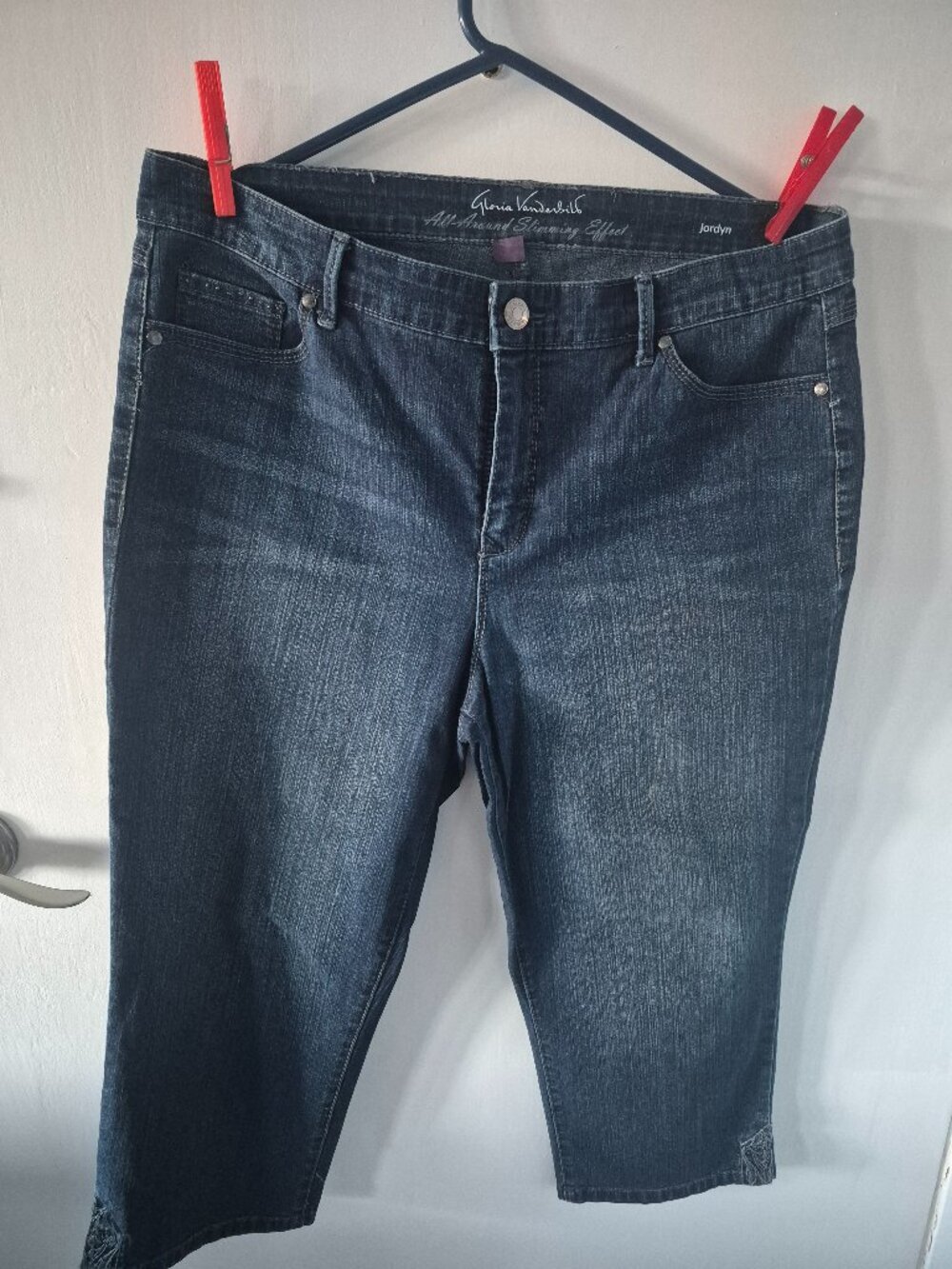 Denim capris